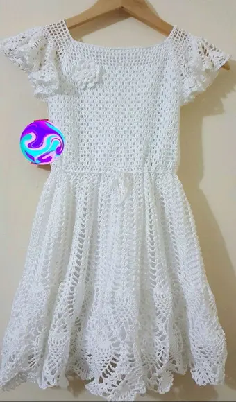 Vestido Infantil De Croche