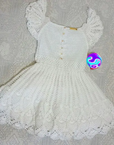 Vestido Infantil De Croche