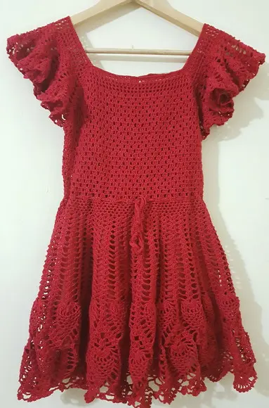 Vestido Infantil De Croche