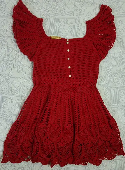 Vestido Infantil De Croche