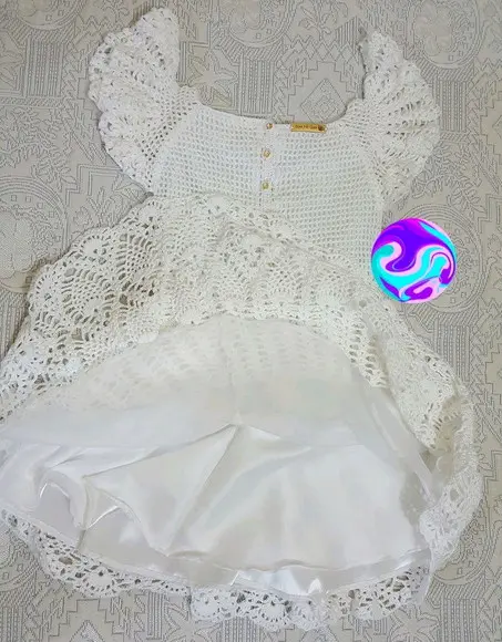 Vestido Infantil De Croche
