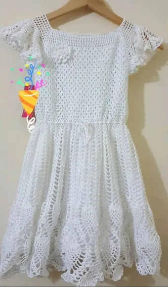 Vestido Infantil De Croche