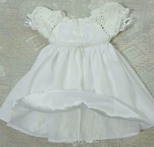 Vestido Infantil De Croche Para Batizado