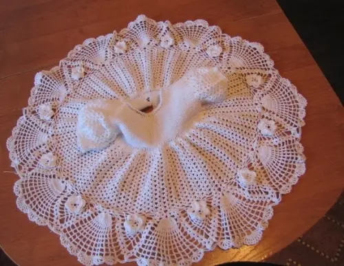 Vestido Infantil De Croche Para Batizado