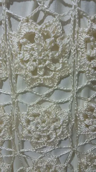 Vestido Longo Crochê Adulto
