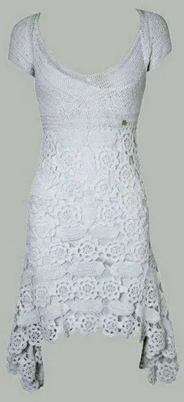 Vestido Midi Crochê Adulto