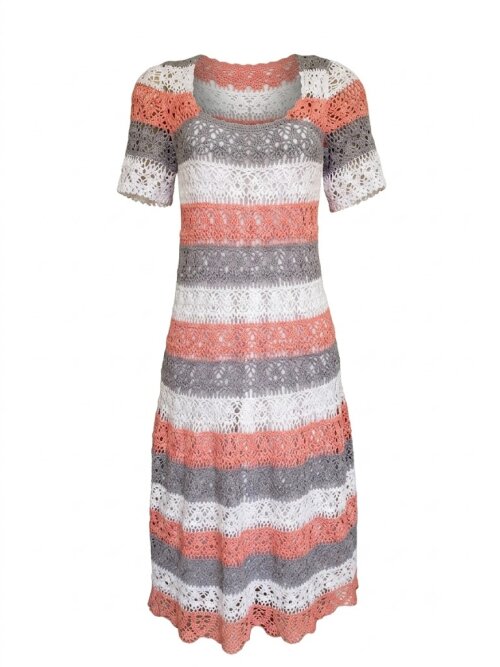 Vestido Crochê Adulto