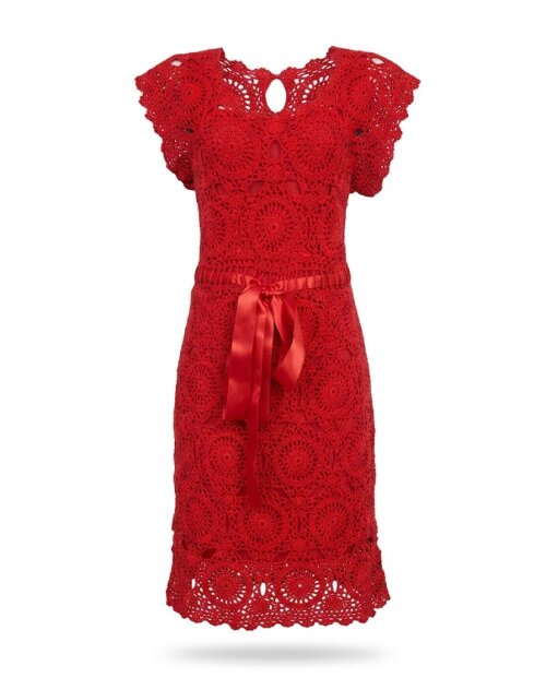 Vestido Crochê Adulto