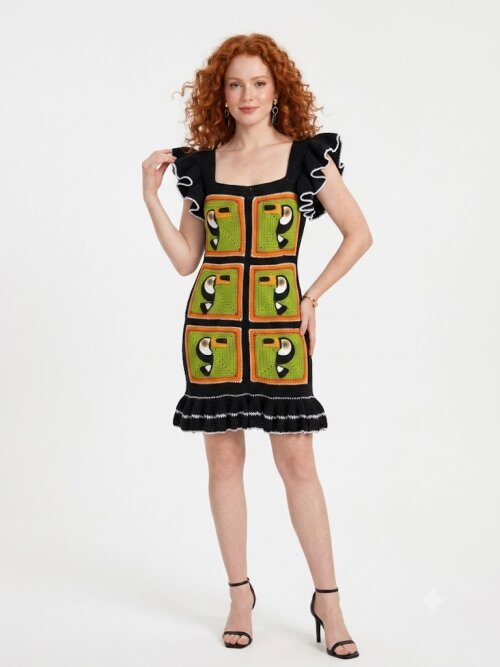 Vestido Crochê  Tucano