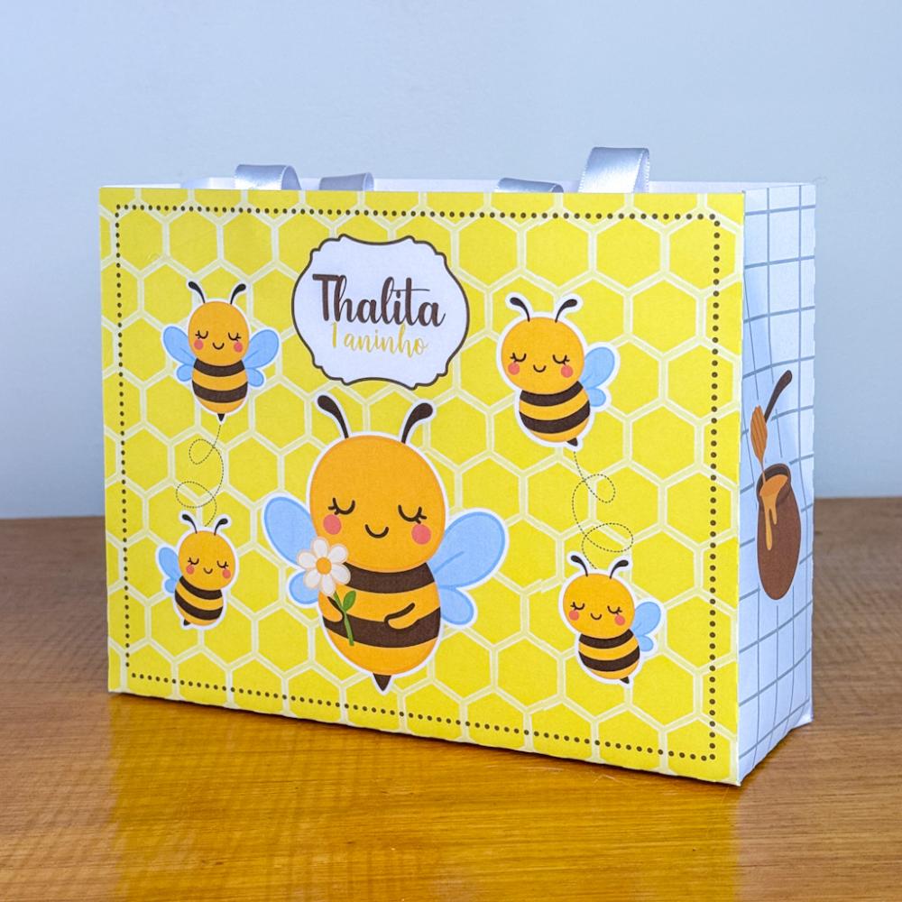 Sacolinha Personalizada Abelhinha