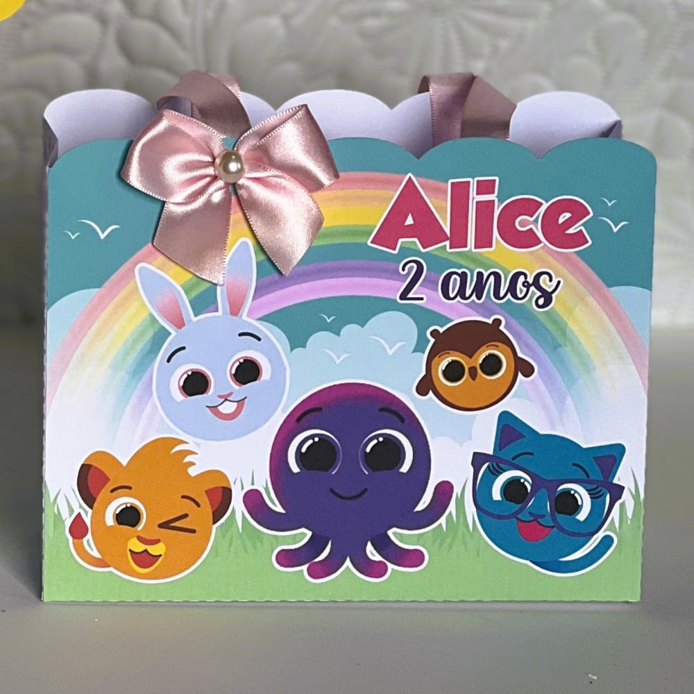 Sacolinha Personalizada Bolofofos Rosa