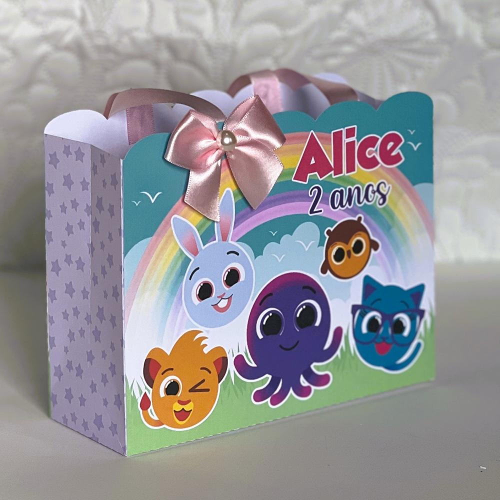 Sacolinha Personalizada Bolofofos Rosa