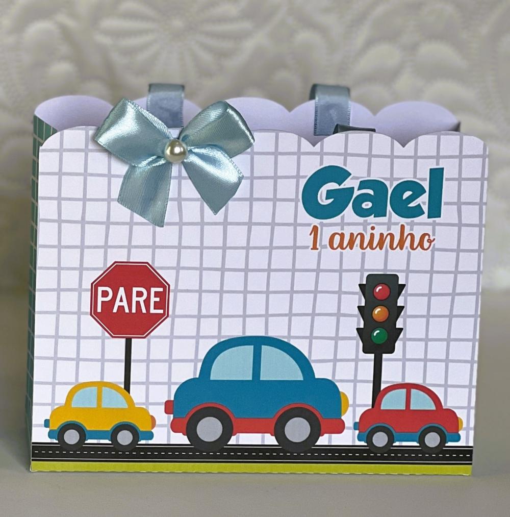 Sacolinha Personalizada Carrinhos