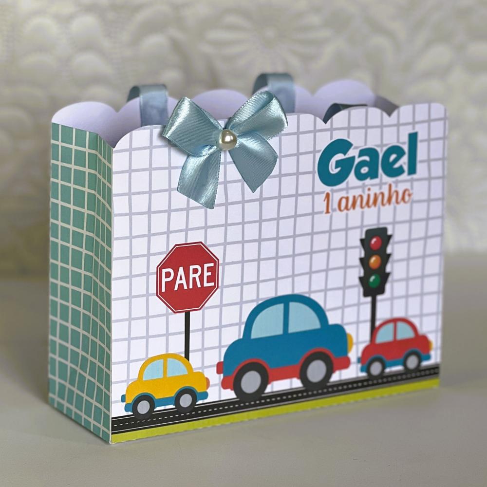 Sacolinha Personalizada Carrinhos
