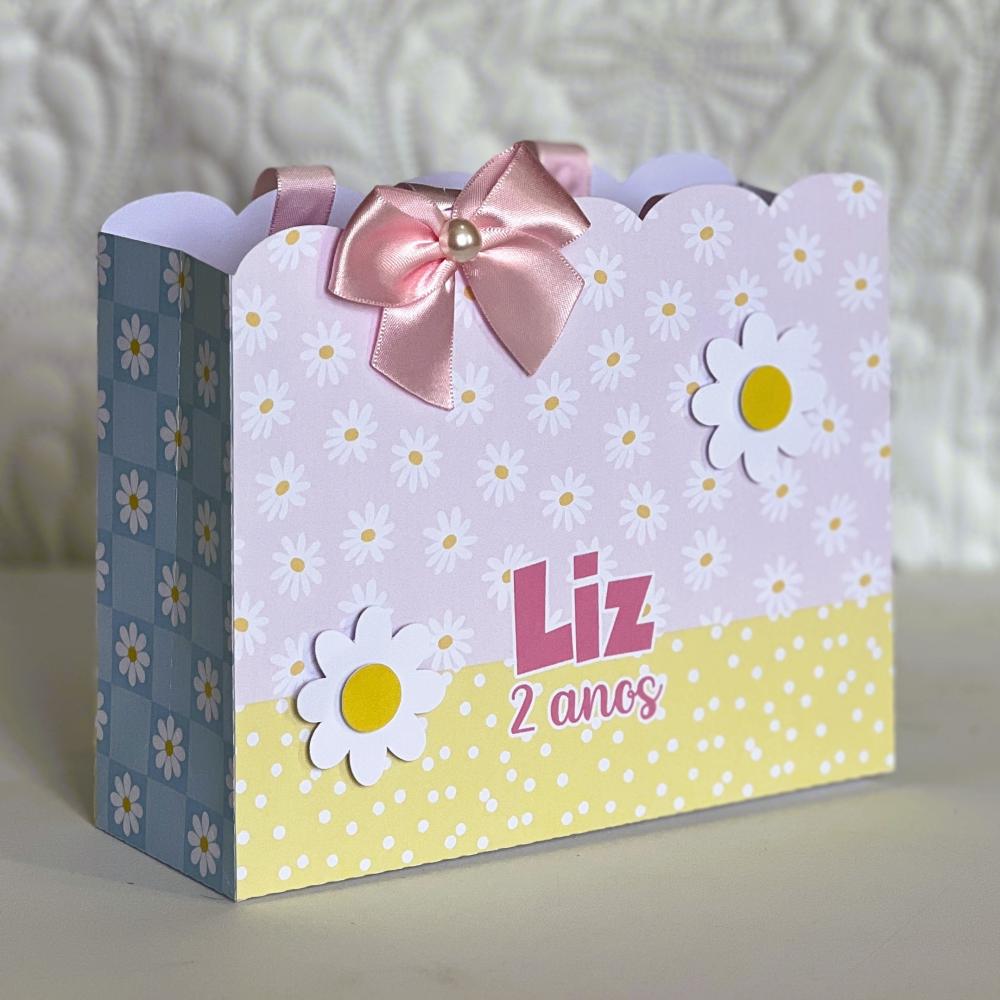 Sacolinha Personalizada Margaridas