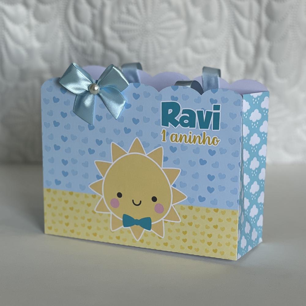 Sacolinha Personalizada Raio de Sol Menino