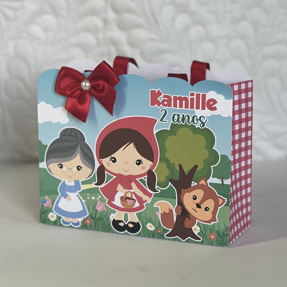 Sacolinha Personalizada Chapeuzinho Vermelho