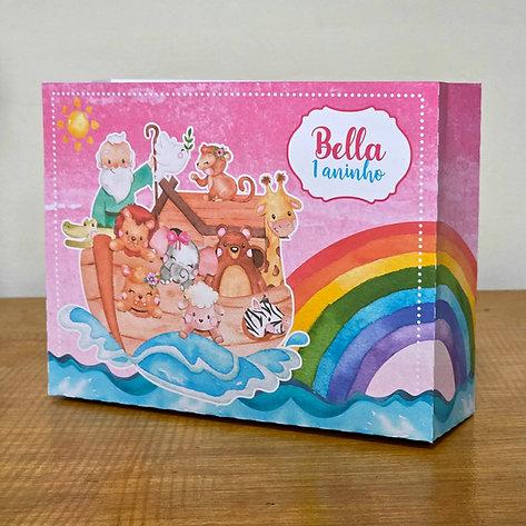 Sacolinha Personalizada Arca de Noé Menina