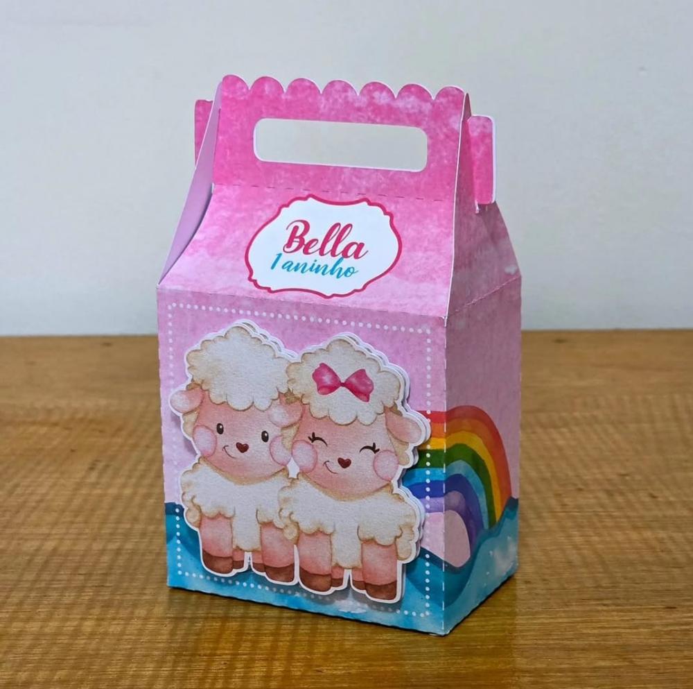 Kit Festa Personalizado Arca de Noé Menina(20 Peças)