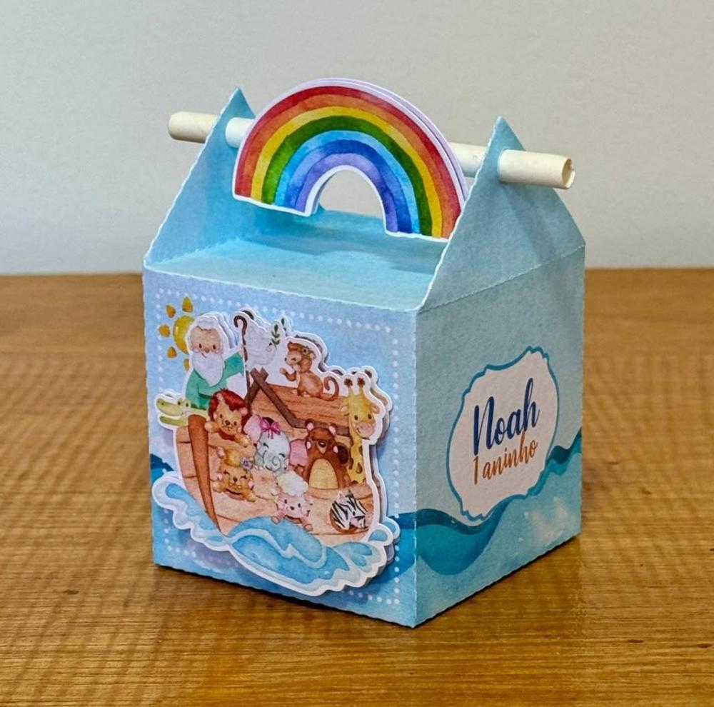 Kit Festa Personalizado Arca de Noé Menino(20 Peças)