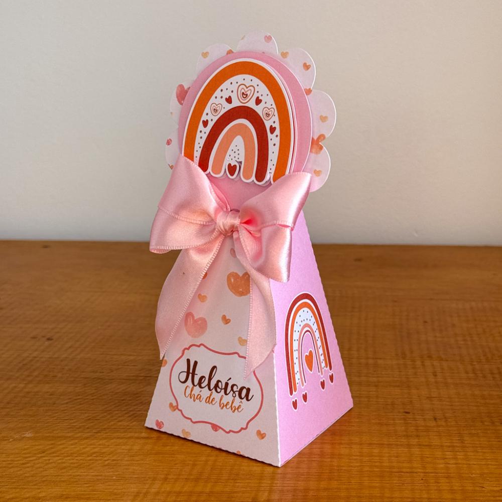 Kit Festa Personalizado Boho Rosa (20 Peças)