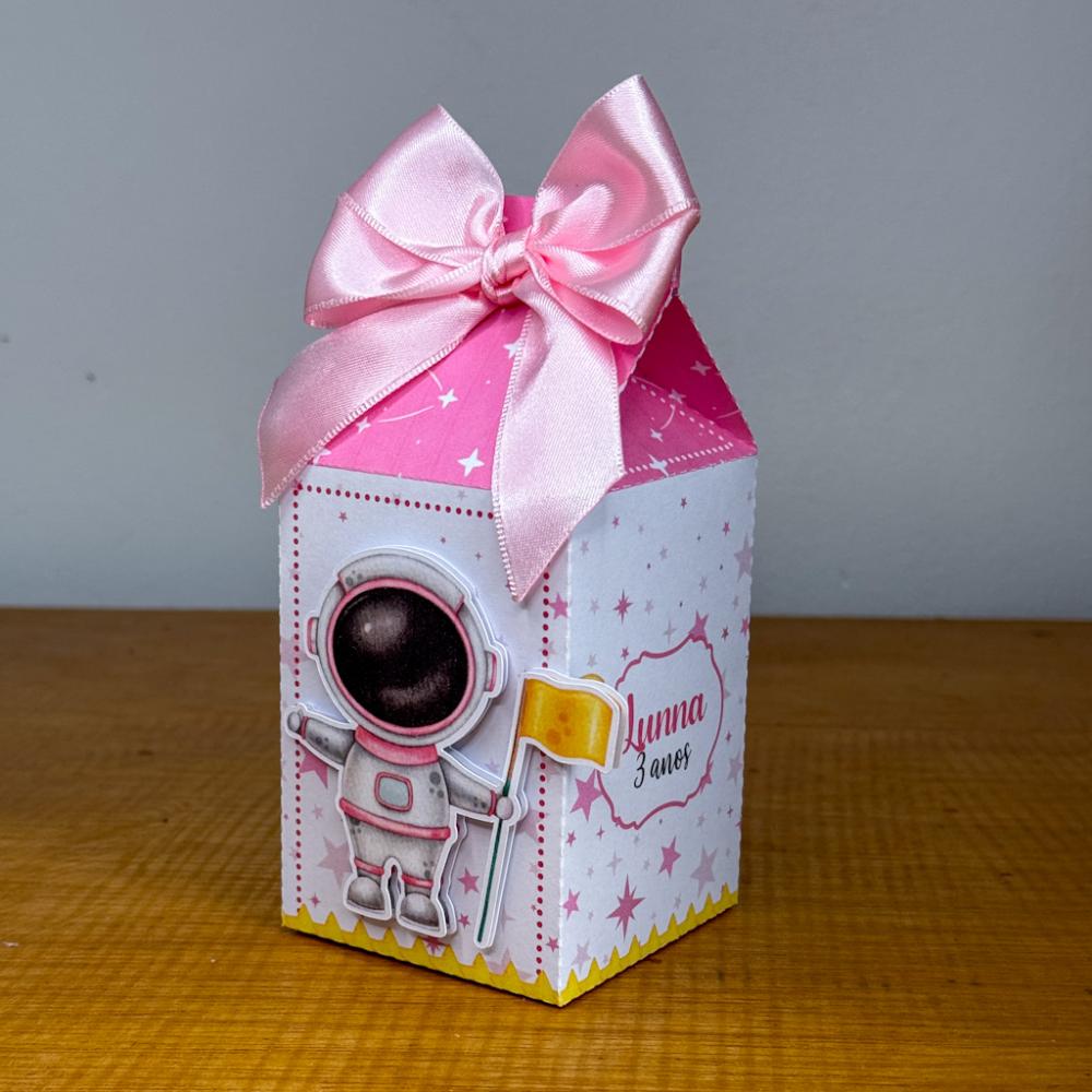 Kit Festa Personalizado Astronauta Menina (20 Peças)
