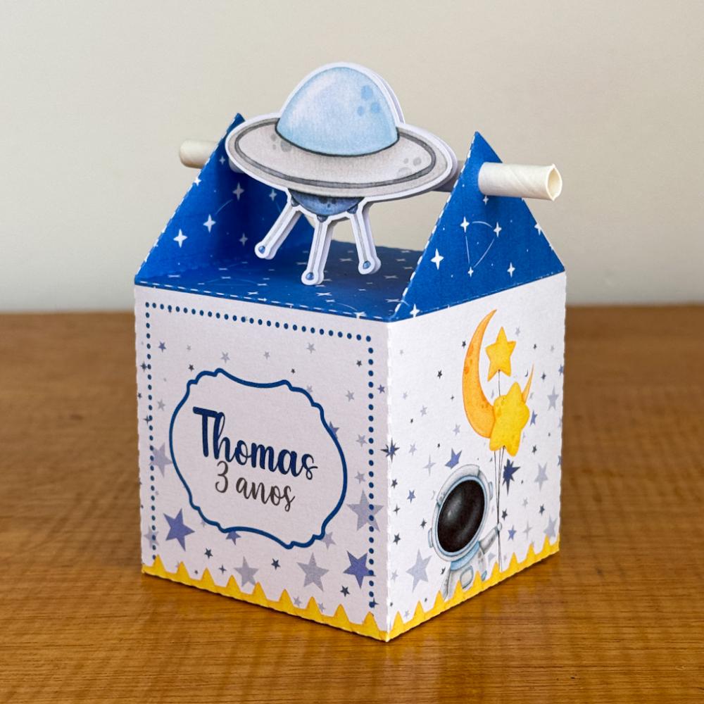 Kit Festa Personalizado Astronauta Menino (20 Peças)