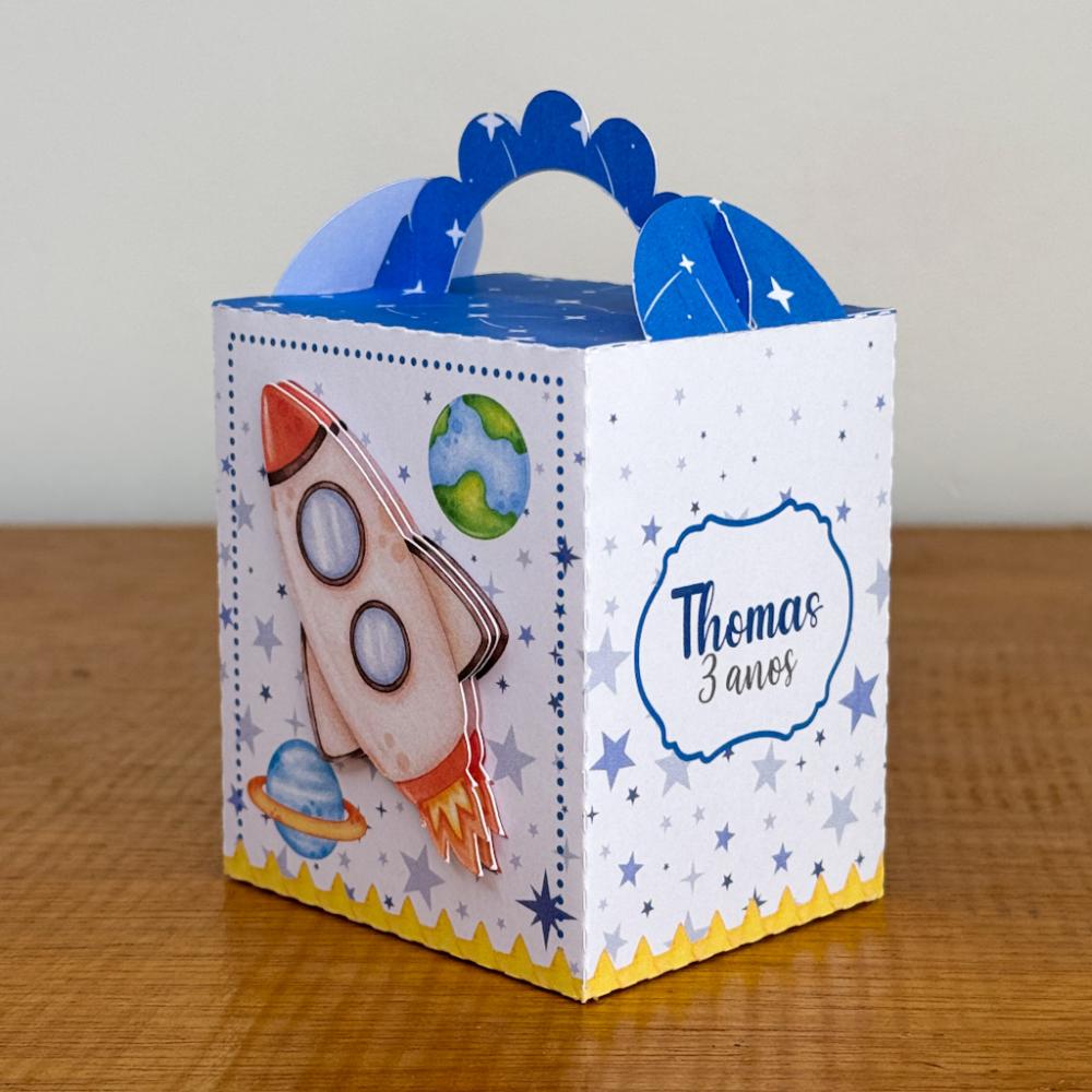 Kit Festa Personalizado Astronauta Menino (20 Peças)