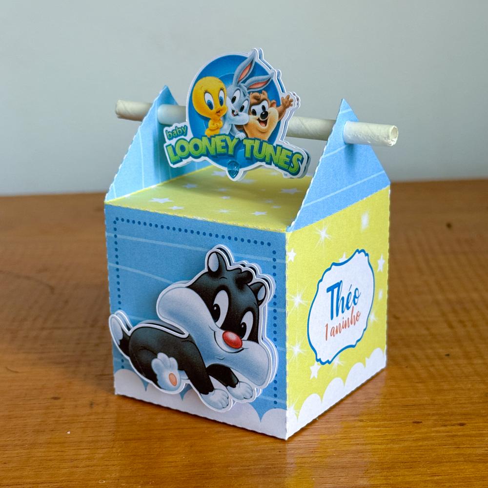 Kit Festa Personalizado Baby Looney Tunes  Menino (20 Peças)