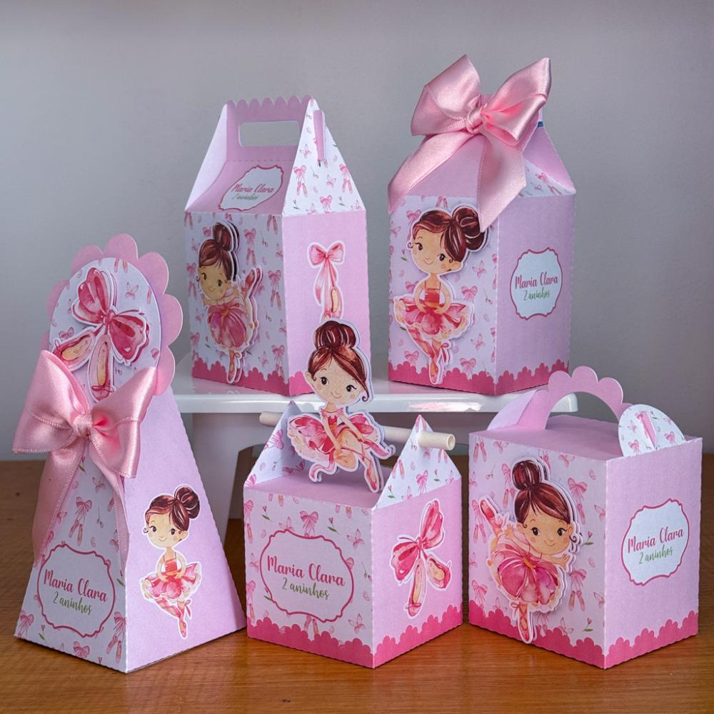 Kit Festa Personalizado Bailarina (20 Peças)
