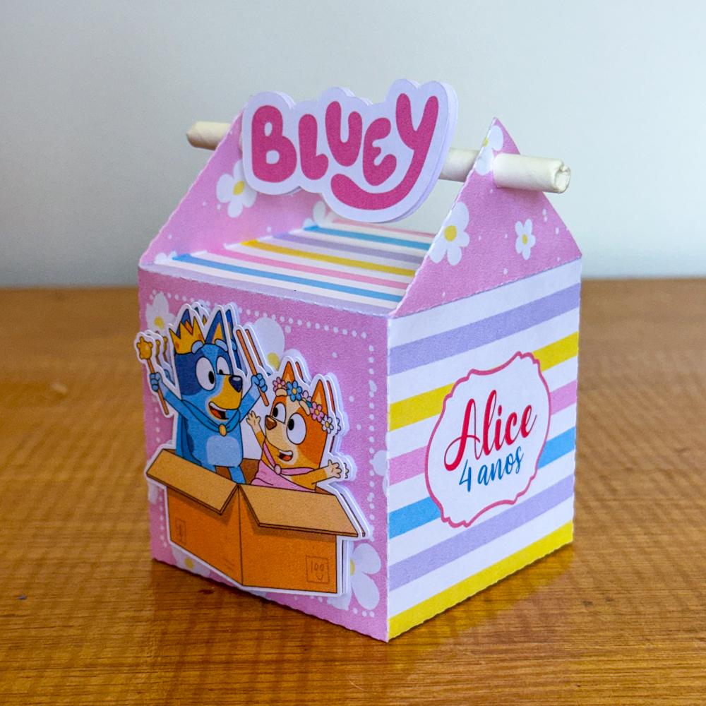 Kit Festa Personalizado Bluey Menina (20 Peças)