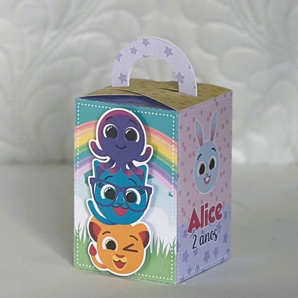 Kit Festa Personalizado Bolofofos Rosa (20 Peças)