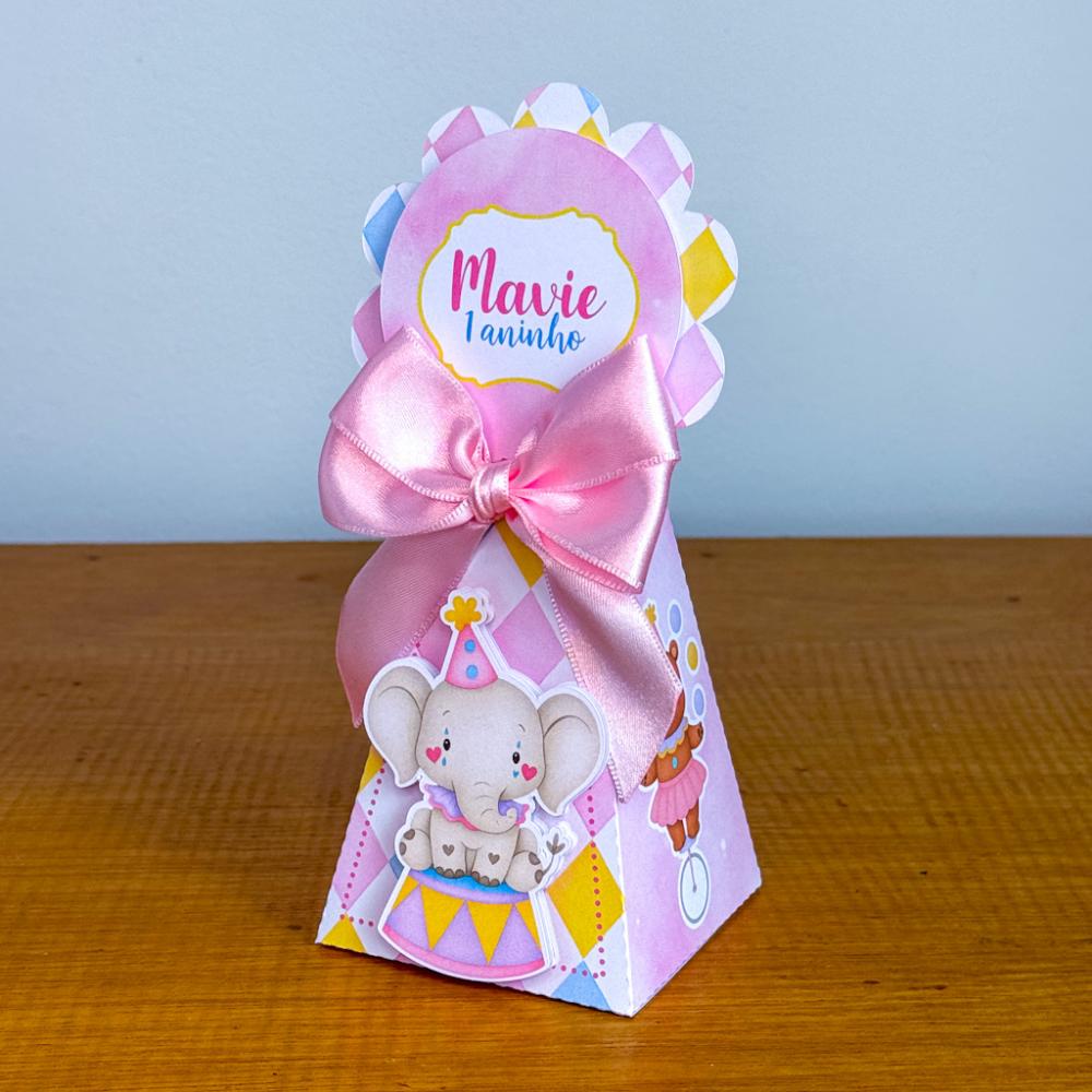 Kit Festa Personalizado Circo Menina (20 Peças)