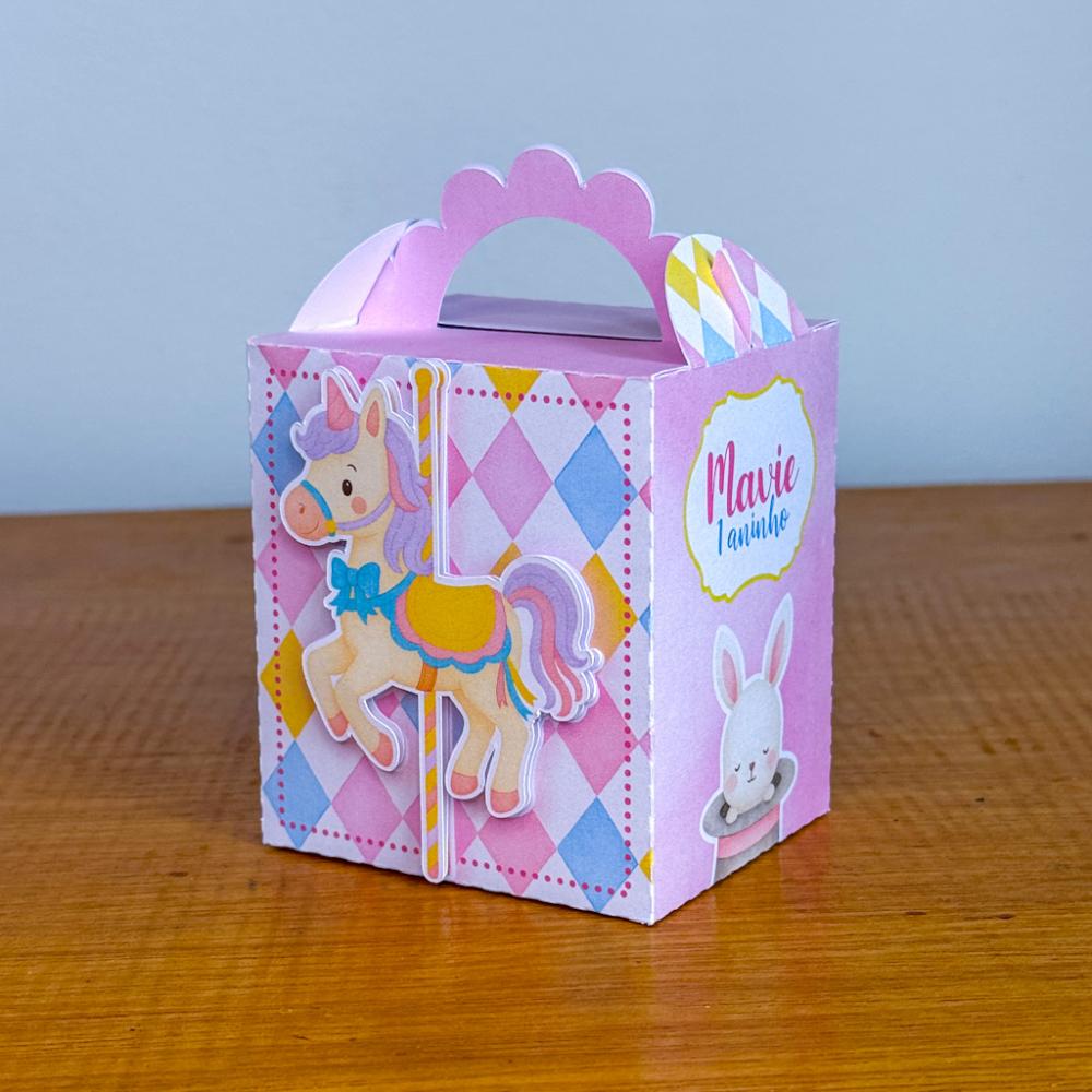 Kit Festa Personalizado Circo Menina (20 Peças)