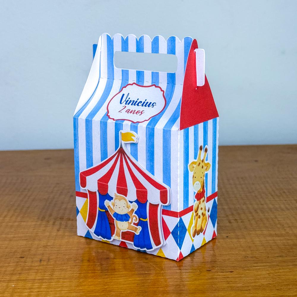 Kit Festa Personalizado Circo Menino (20 Peças)