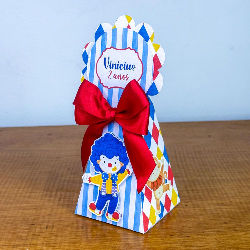Kit Festa Personalizado Circo Menino (20 Peças)