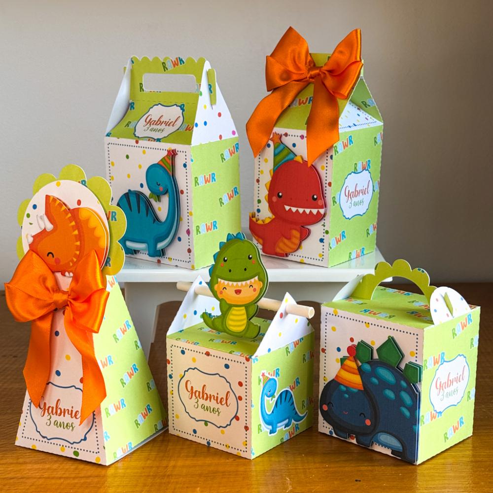 Kit Festa Personalizado Dino Baby (20 Peças)