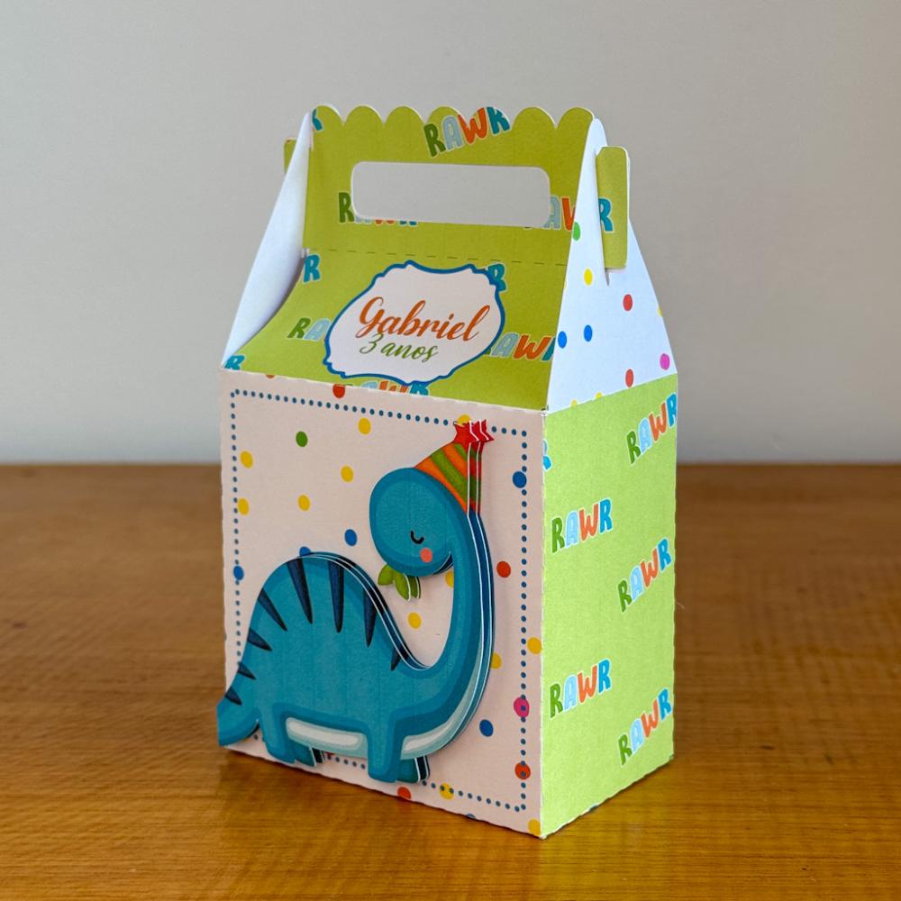 Kit Festa Personalizado Dino Baby (20 Peças)
