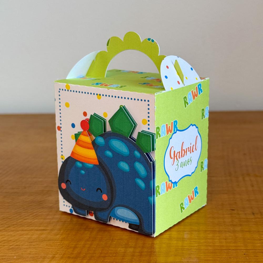 Kit Festa Personalizado Dino Baby (20 Peças)