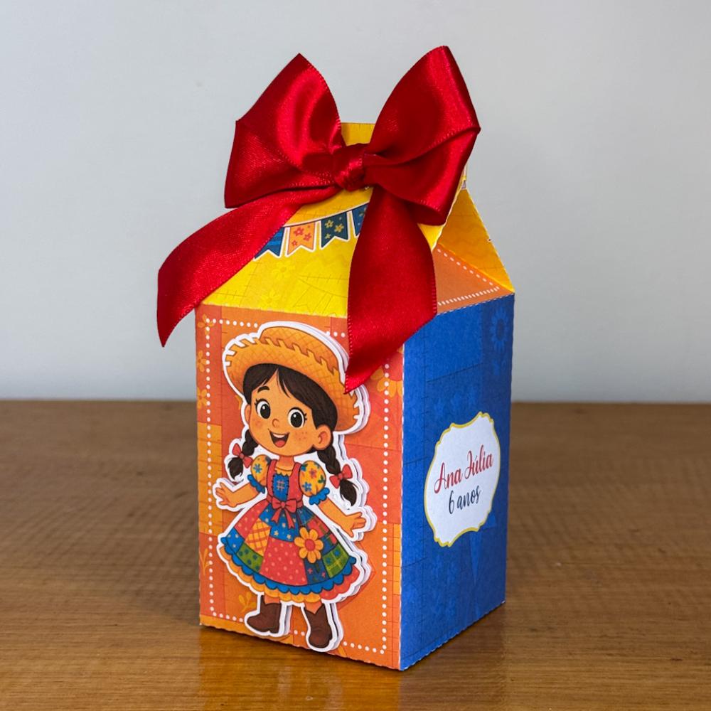 Kit Festa Personalizado Festa Junina Vermelha (20 Peças)