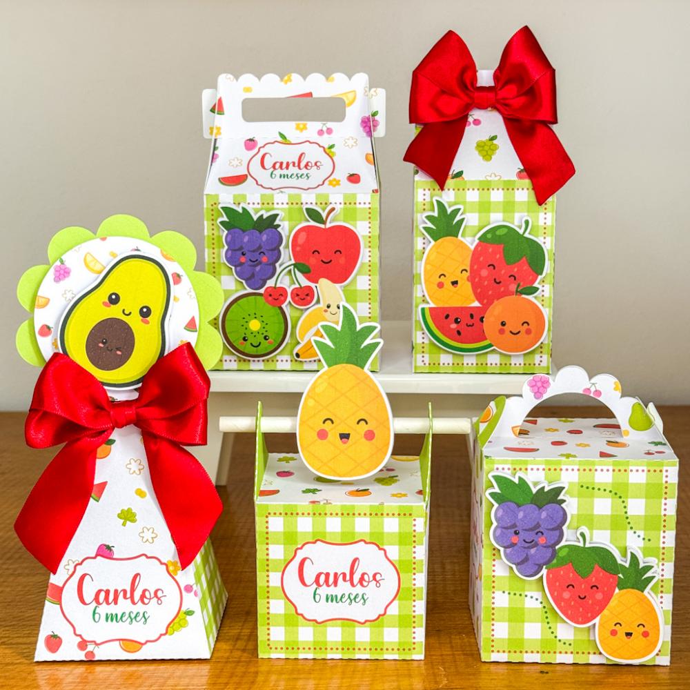 Kit Festa Personalizado Frutinhas (20 Peças)