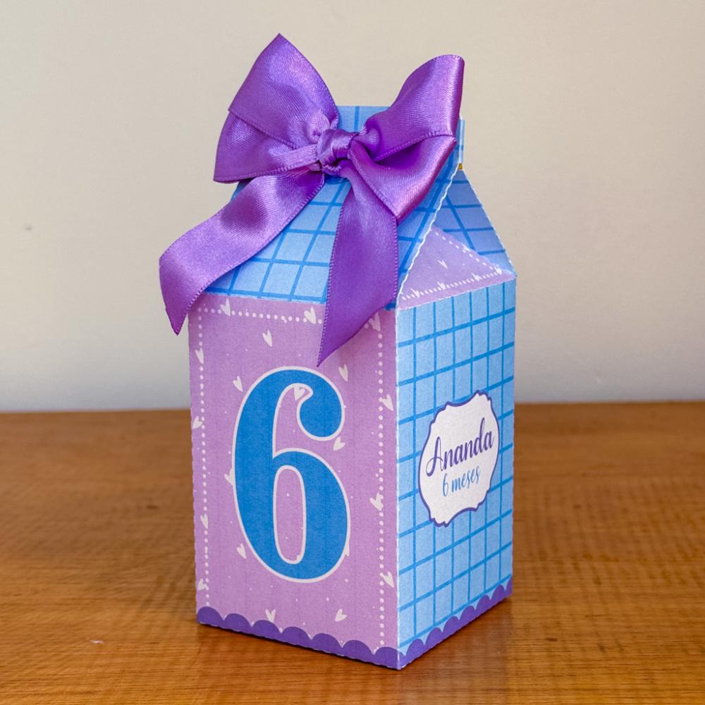 Kit Festa Personalizado Lilás a Azul (20 Peças)