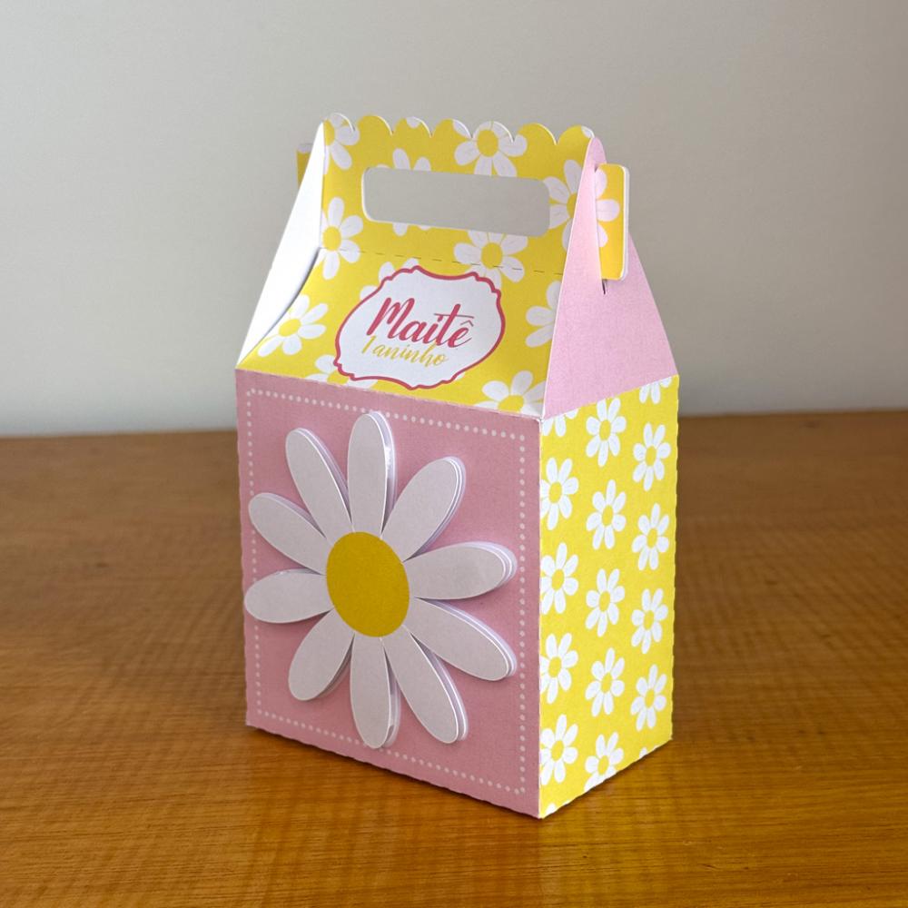 Kit Festa Personalizado Margarida Rosa (20 Peças)