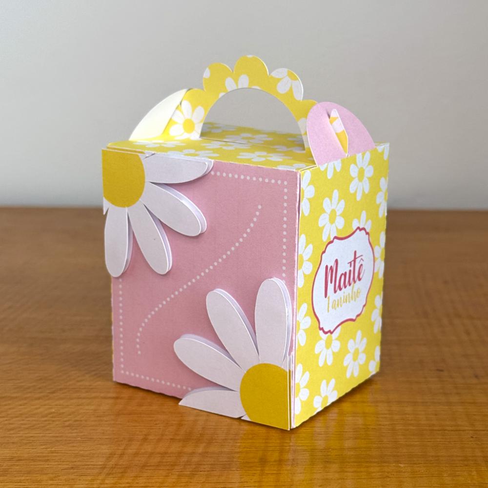Kit Festa Personalizado Margarida Rosa (20 Peças)