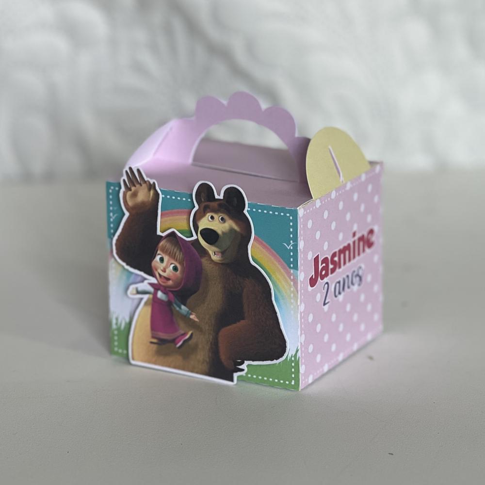 Kit Festa Personalizado Masha e o Urso (20 Peças)