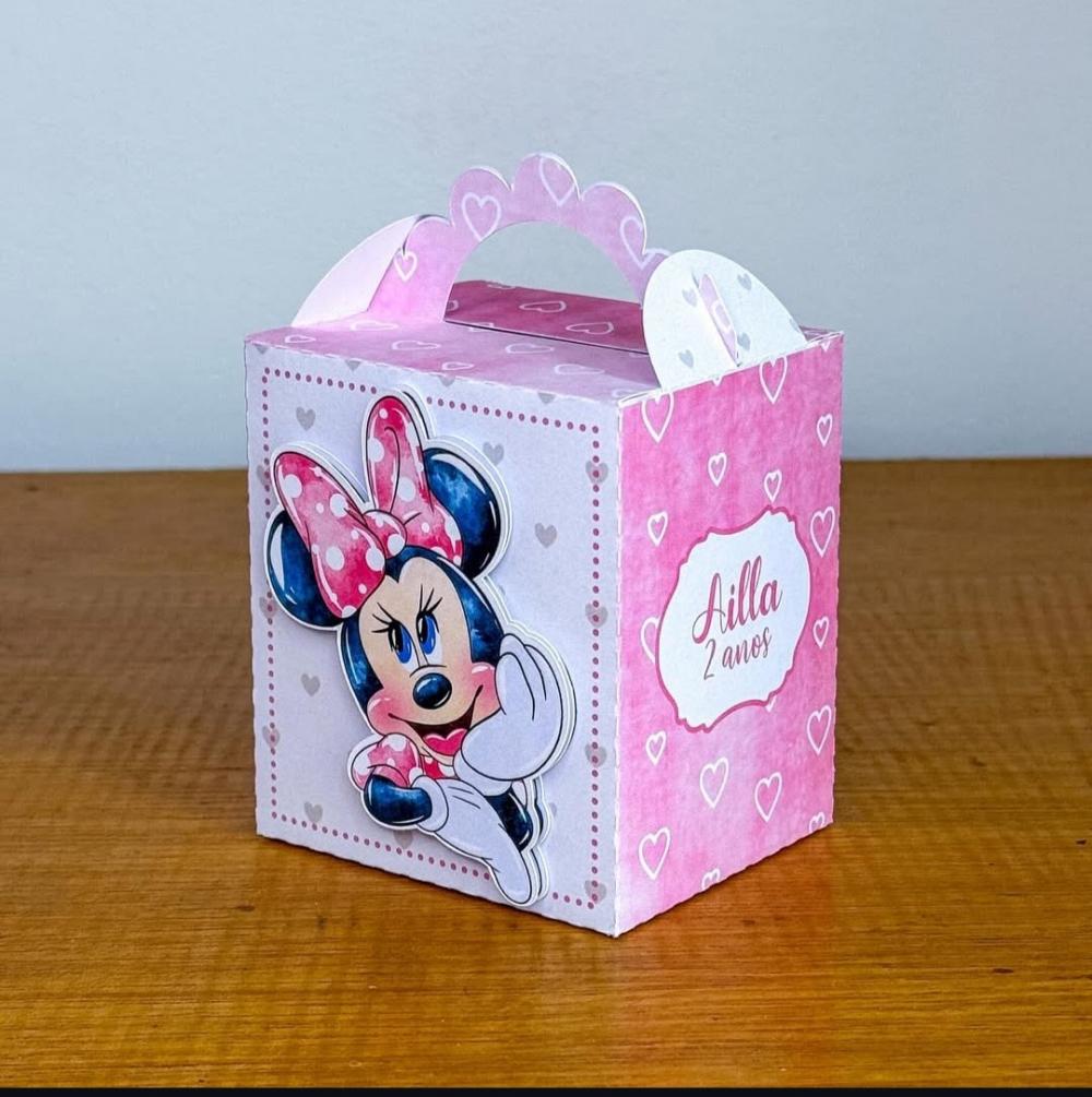 Kit Festa Personalizado Minnie Rosa (20 Peças)