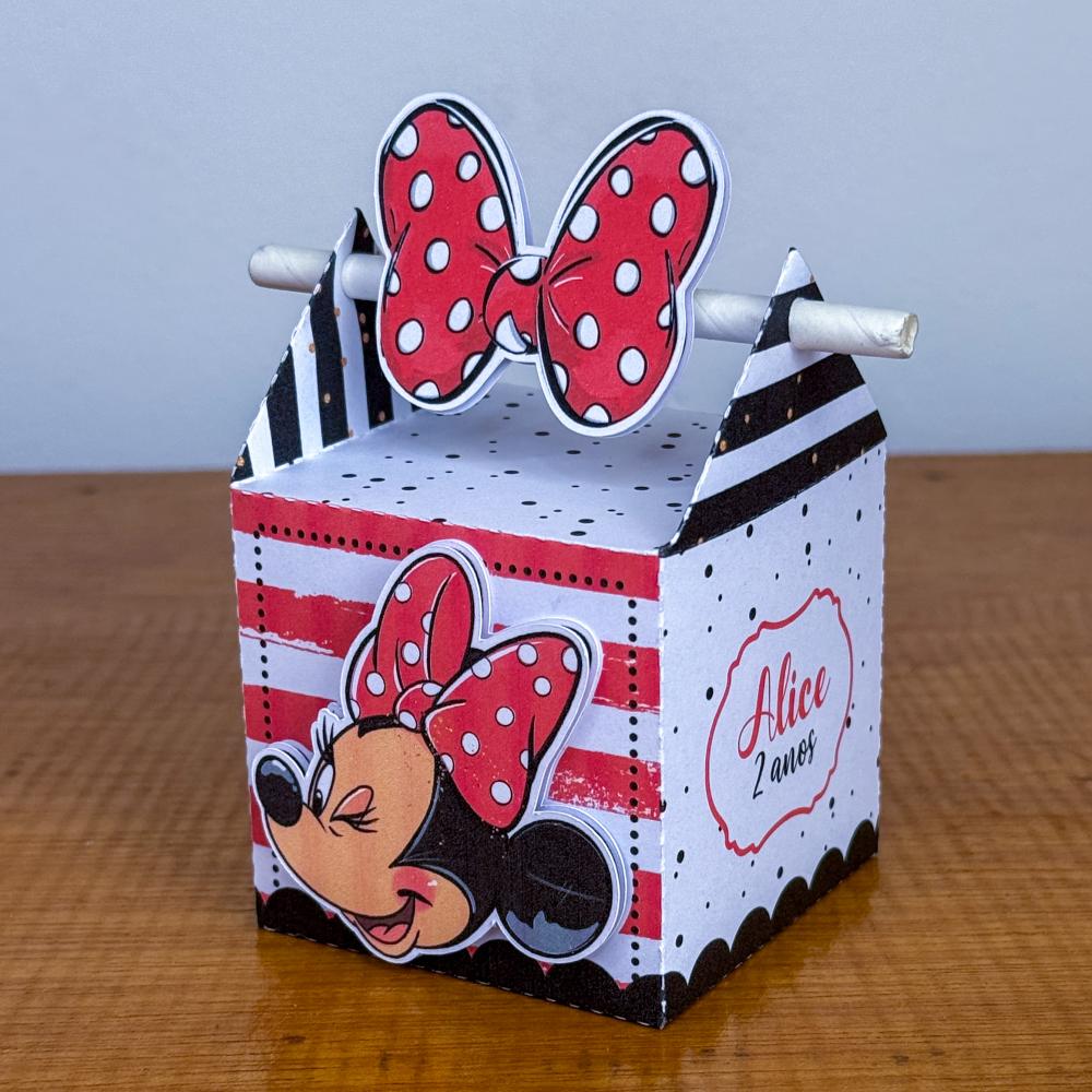 Kit Festa Personalizado Minnie Vermelha (20 Peças)