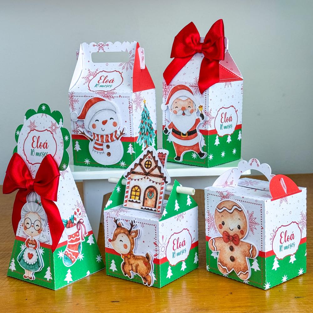 Kit Festa Personalizado Natal (20 Peças)