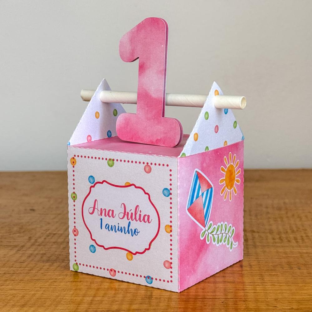 Kit Festa Personalizado Primeira Volta ao Sol Menina (20 Peças)
