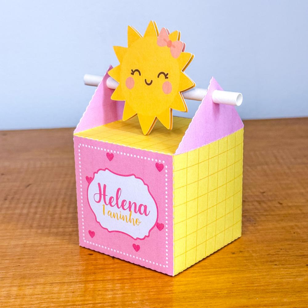 Kit Festa Personalizado Raio de Sol Menina (20 Peças)